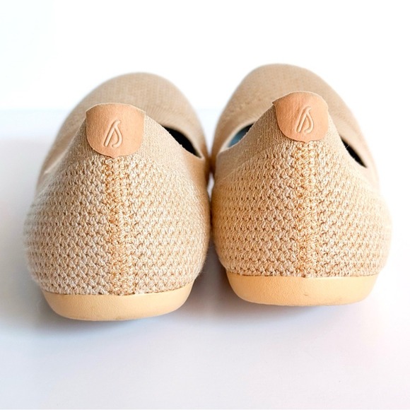 Allbirds Tree Breezers Flats Lux Beige Knit Ballet Shoes Women's size 5.5 - Picture 8 of 13
